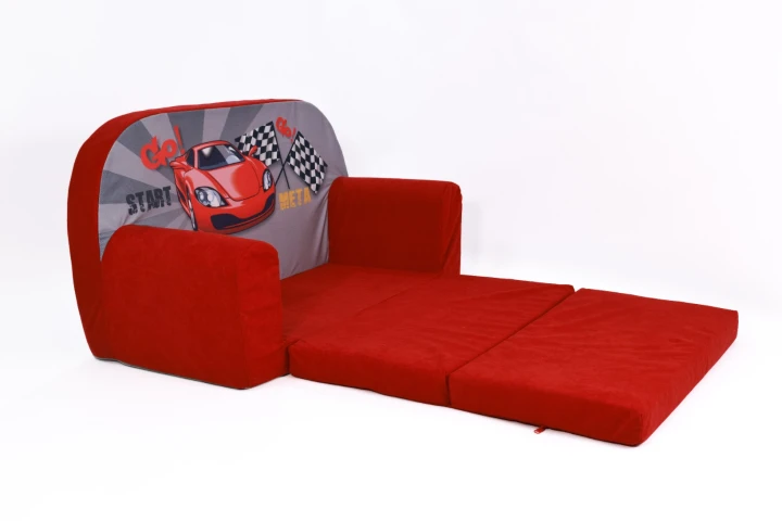 Rozkládací pohovka pro děti Racing Car