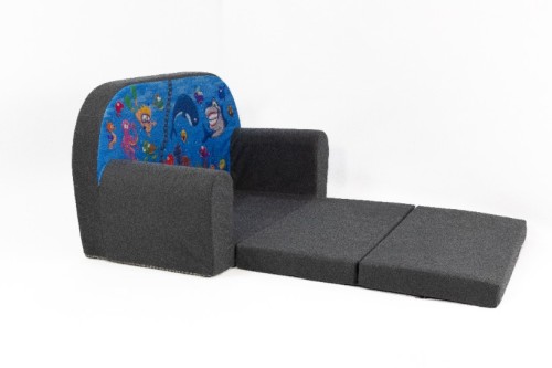 dětská rozkládací mini pohovka ocean