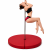 detail matrace na pole dance s kozenkou