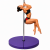 detail fialove matrace na pole dance