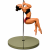 detail skládací matrace na pole dance