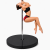 černá gymnastická matrace na pole dance