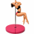 skládací matrace na pole dance růžová barva