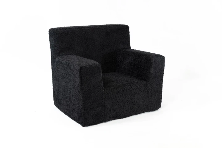 dětské křesílko boucle beránek černé