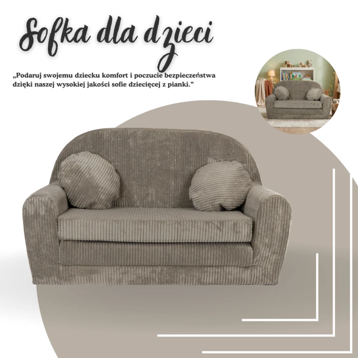 snimatelny potah hnede detske pohovky