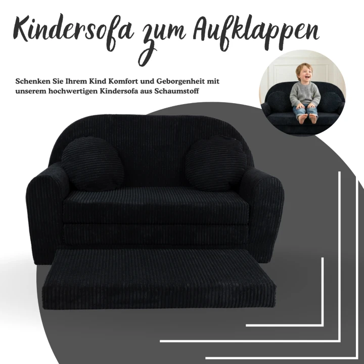 Moderní dětský nábytek černý