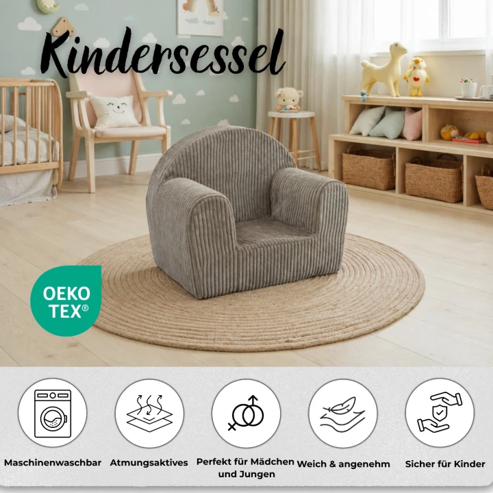 pohodlné hnědé křesílko mini