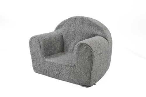 dětské křesílko boucle beránek světle šedé