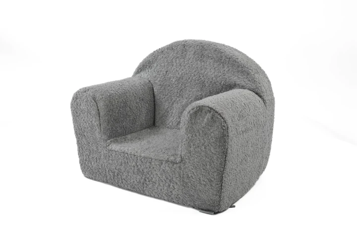 dětské křesílko boucle beránek světle šedé