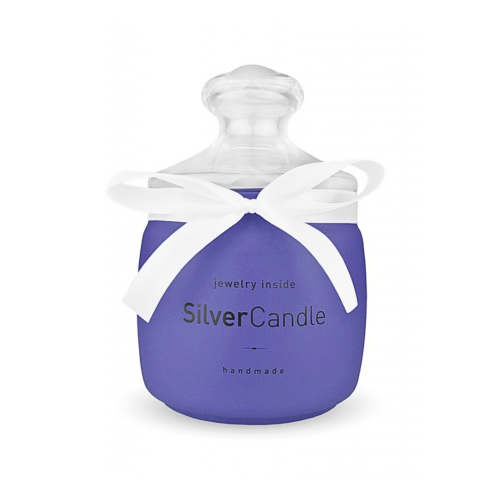 svíčka s náušnicemi cotton delight vůně květů bavlny