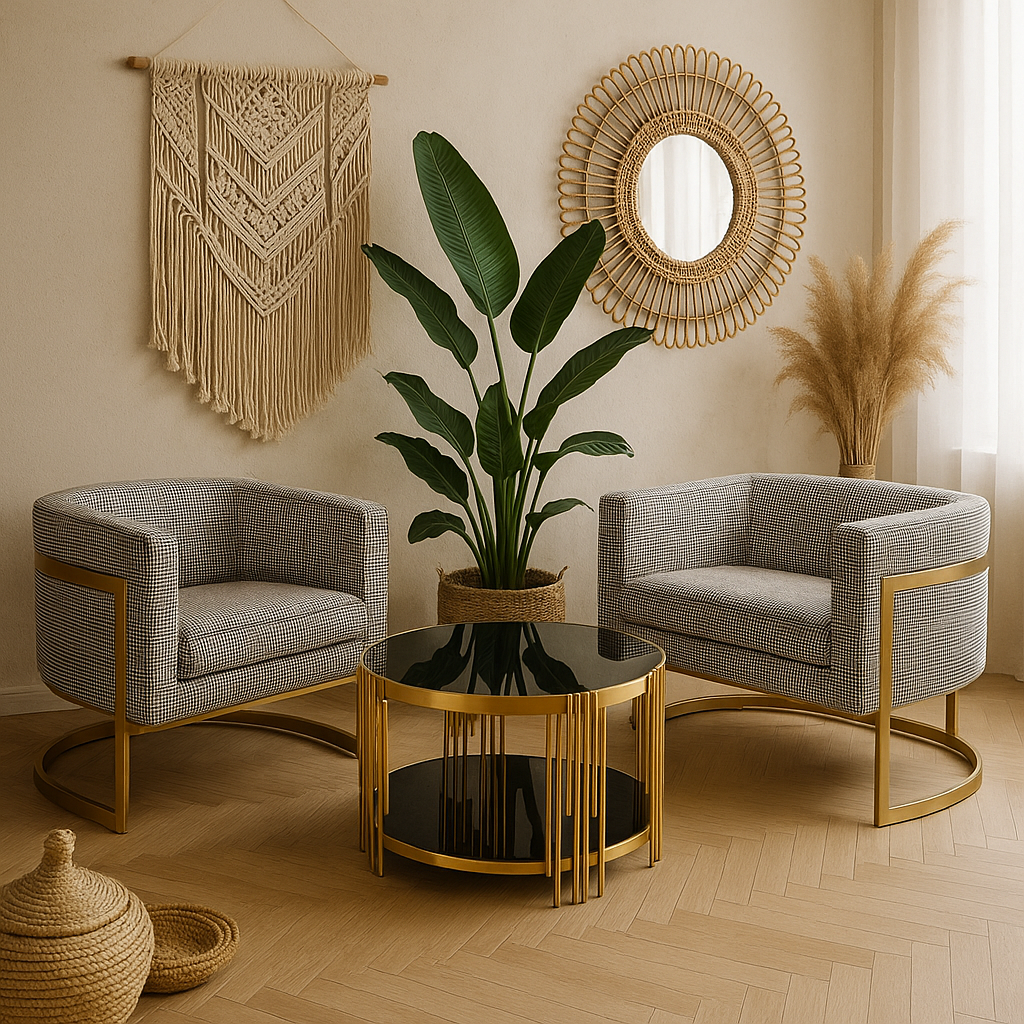 styl glamour a boho - jak kombinovat